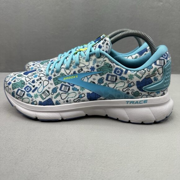Womens Size 9.5 (B) Brooks Trace 2 Shoes 'Hero Pack' Medical Running Sneakers - Picture 3 of 9